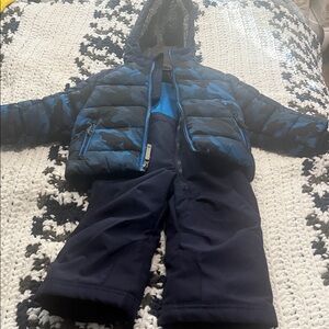 ZeroXposur Blue and Black Kids Matching Set